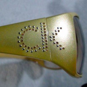 NWOT Calvin Klein Rare Gold Frame Sunglasses ~ CK 😎